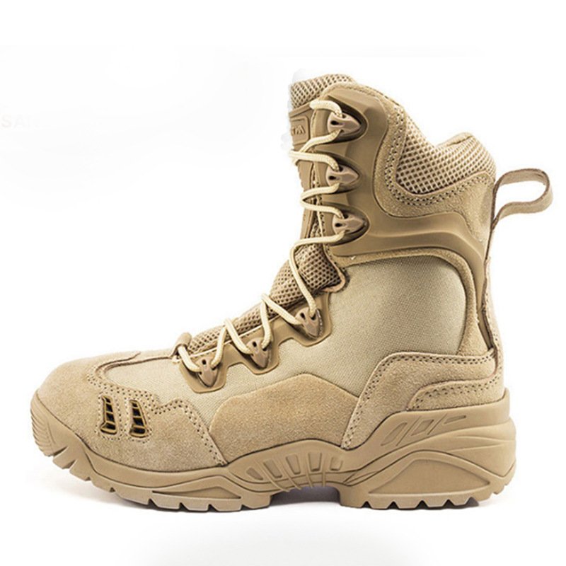PTG Outdoor Delta Tactical Breathable Shoes Hiking Climbing Hard-wearing Combat Boots Waterproof High-top Desert Shoes