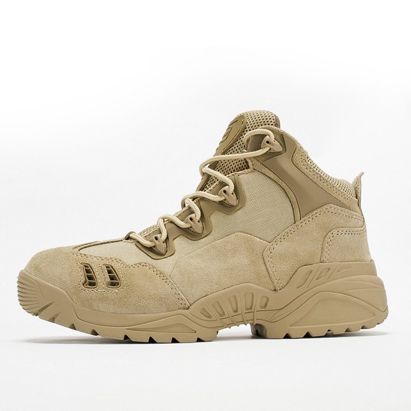 PTG Outdoor Delta Tactical Breathable Shoes Hiking Climbing Hard-wearing Combat Boots Waterproof High-top Desert Shoes