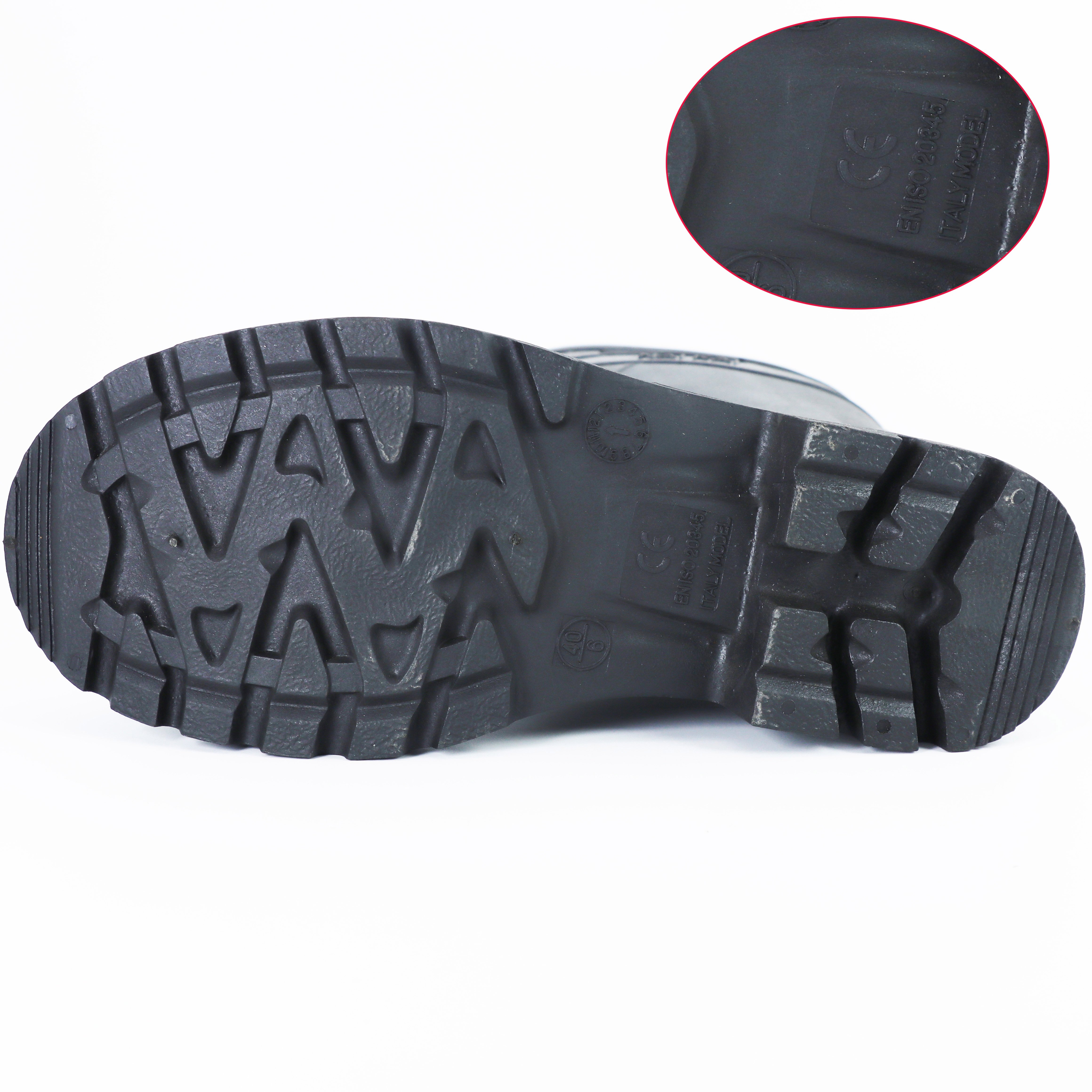 Factory Direct Popular Easily Dried PVC Material Safety Working Waterproof Steel Toe Sole PVC Custom Rain Boots