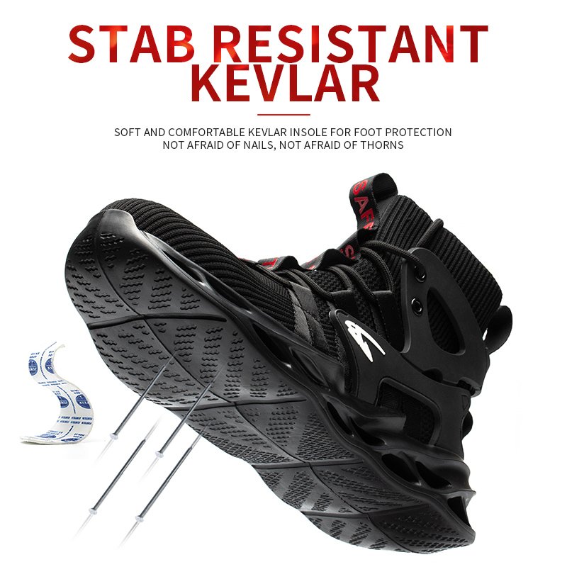 Men's Safety Shoes for Work boots Lightweight steel toe shoes usa shipping