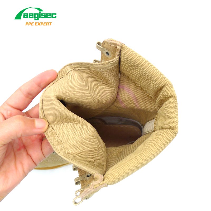 AEGISEC cow suede desert boots slip resistant rubber sole jungle boots men shoes