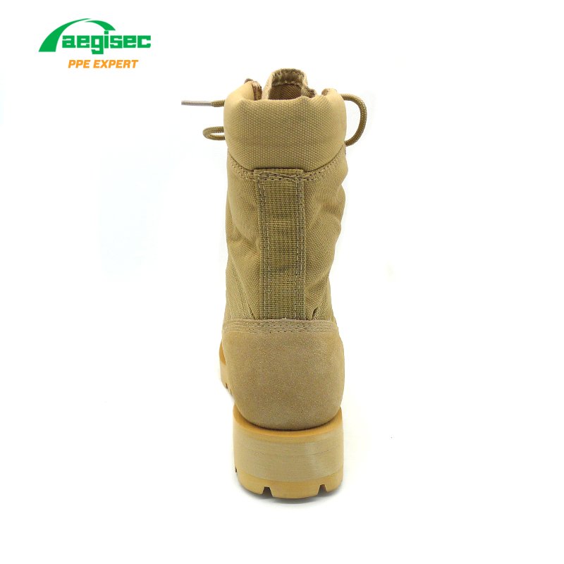 AEGISEC cow suede desert boots slip resistant rubber sole jungle boots men shoes