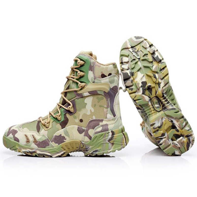 High Quality Men's Combat outdoor Tactical Climbing Desert Boots