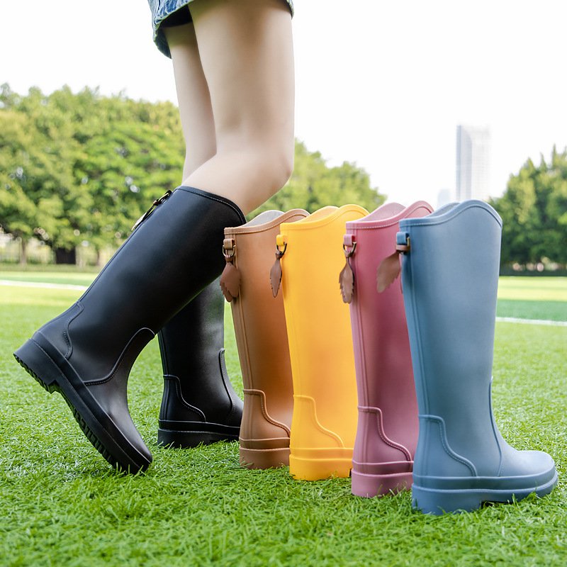 Wholesale Fashion Waterproof Cheap Fishing Rain Gumboots High PVC Women's Food Industrial Boots