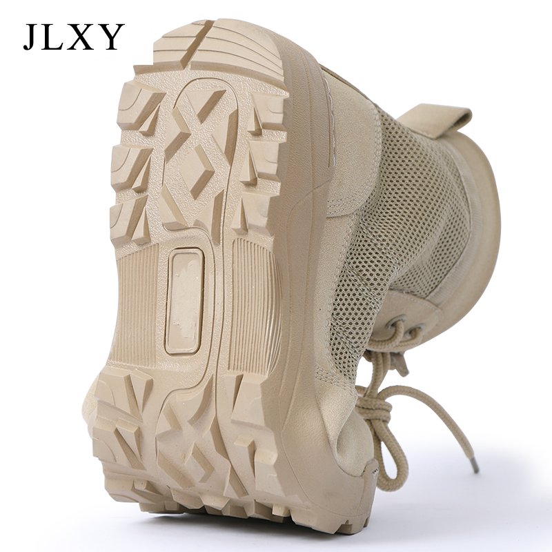 desert combat anti-slip rubber sole outdoor Outdoor Hiking Combat Desert Boots Training Tactical Boots for men Safety shoes
