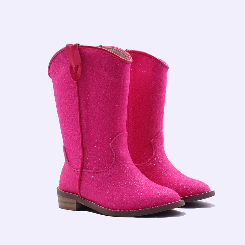 sunflower embroidery leather western cowboy boots women kids girls shoes