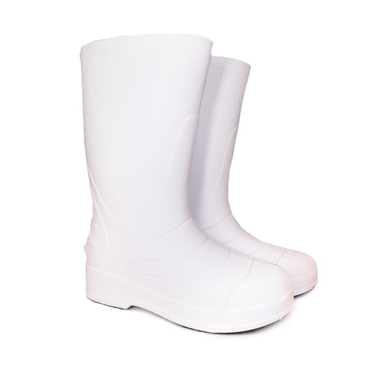 White Anti Slip Waterproof Botas Sanitarias Food Industrial Canteen Kitchen Chef Restaurant Safety Eva Foam Sanitary Boots Man