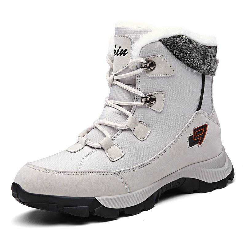 For Unisex High Top Winter Warmth Outdoor Waterproof Snow Boots Comfortable Casual Sports Men Shoes