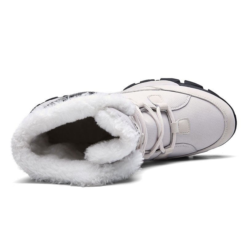 For Unisex High Top Winter Warmth Outdoor Waterproof Snow Boots Comfortable Casual Sports Men Shoes