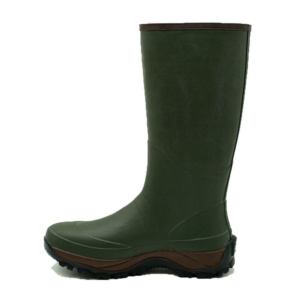 Customized men's rubber cowboy rain boots hunting boots neoprene wellies