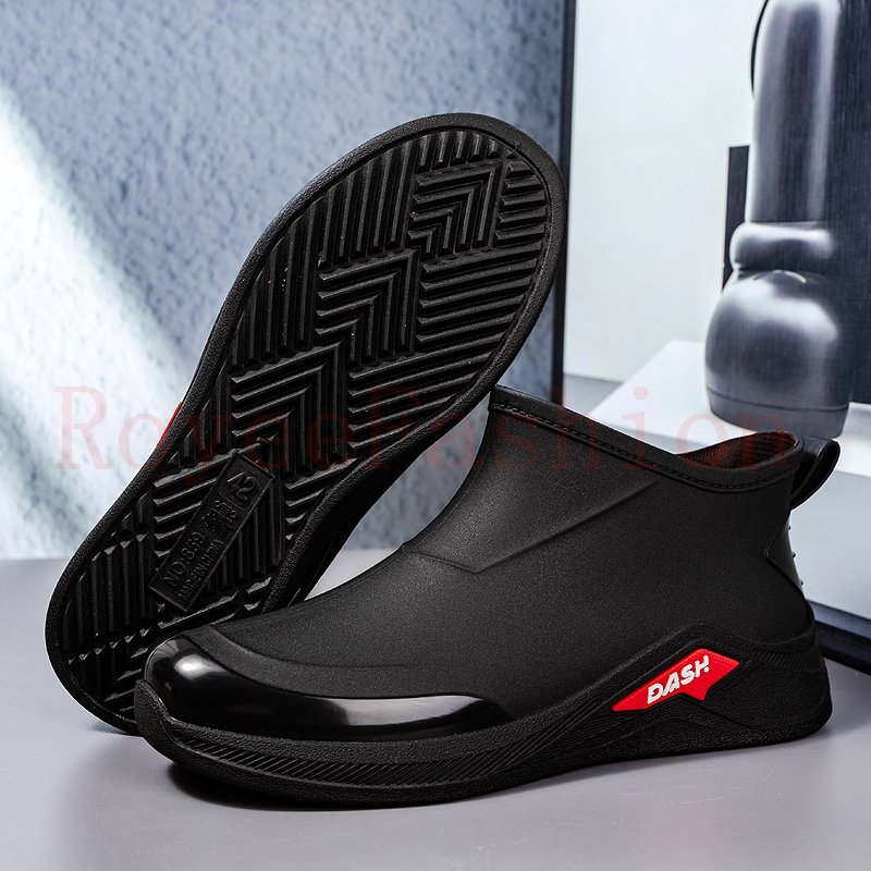 Waterproof boots for men rubber shoe rain boots men raining fishing shoes farmer shoes gumboots