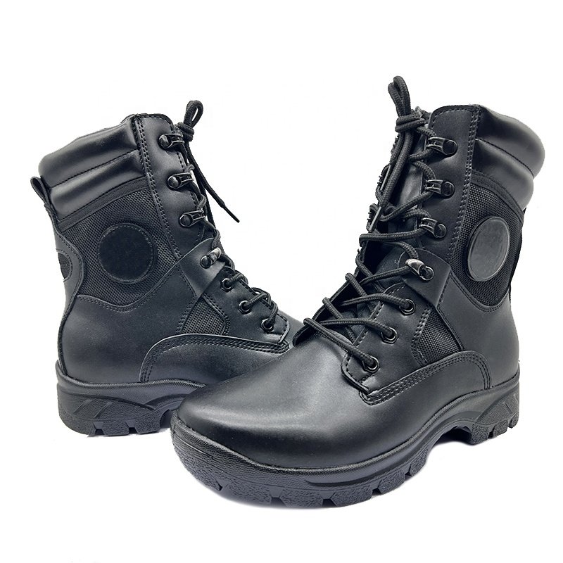 New Design Tactical Black Leather Boots Super Light Durable Outdoor Boots Men Boots