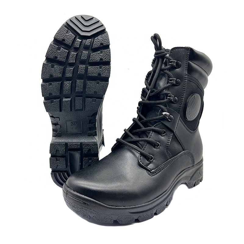New Design Tactical Black Leather Boots Super Light Durable Outdoor Boots Men Boots