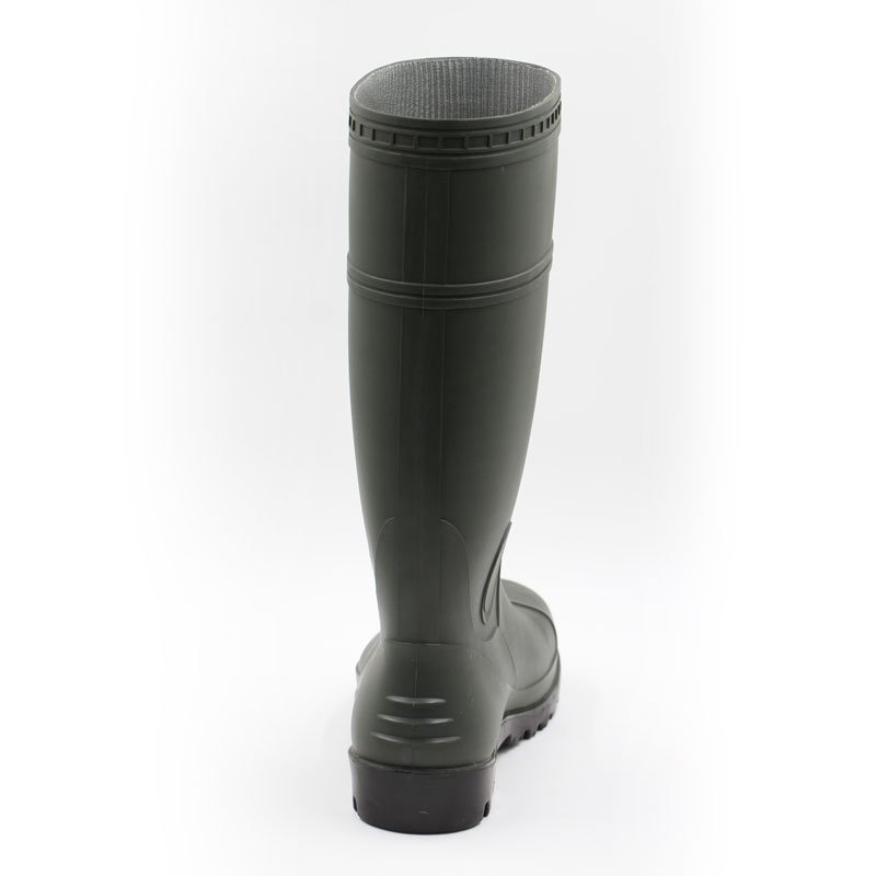 cheap unisex anti-slip Supply Men work shoes the bump texture pvc rain boots gumboots factory for men