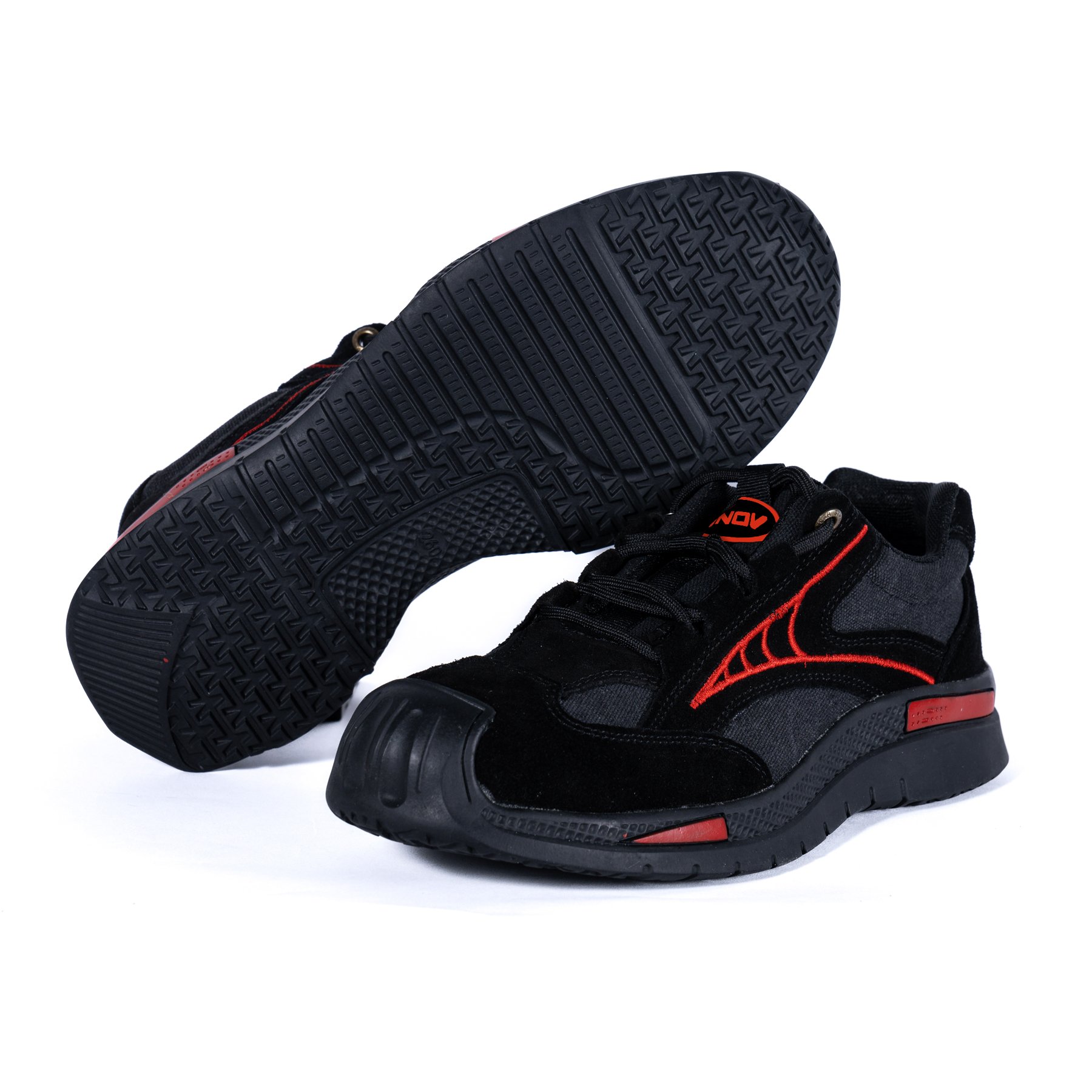 Customized Functional Construction Protective Shoes Men Steel Toe Leather Work Boots Industrial Safety Shoes