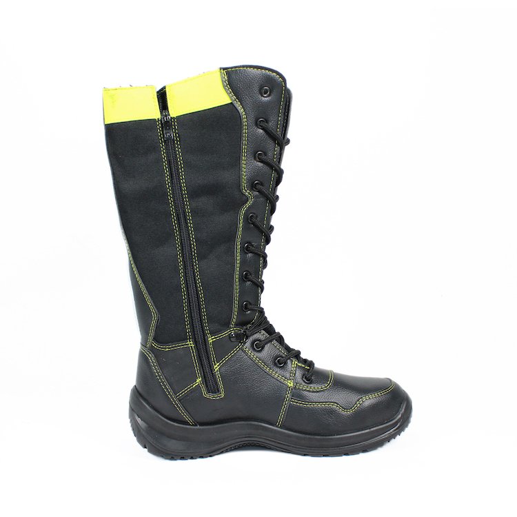 Waterproof men's fire fighting no lace work boots