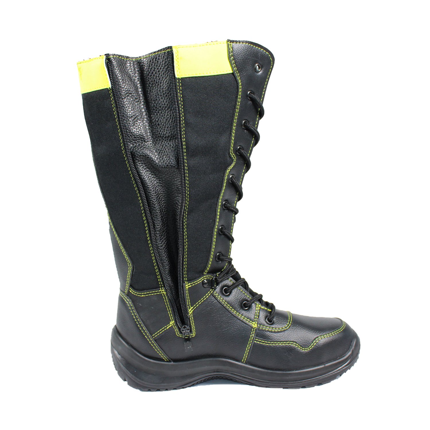 Waterproof men's fire fighting no lace work boots