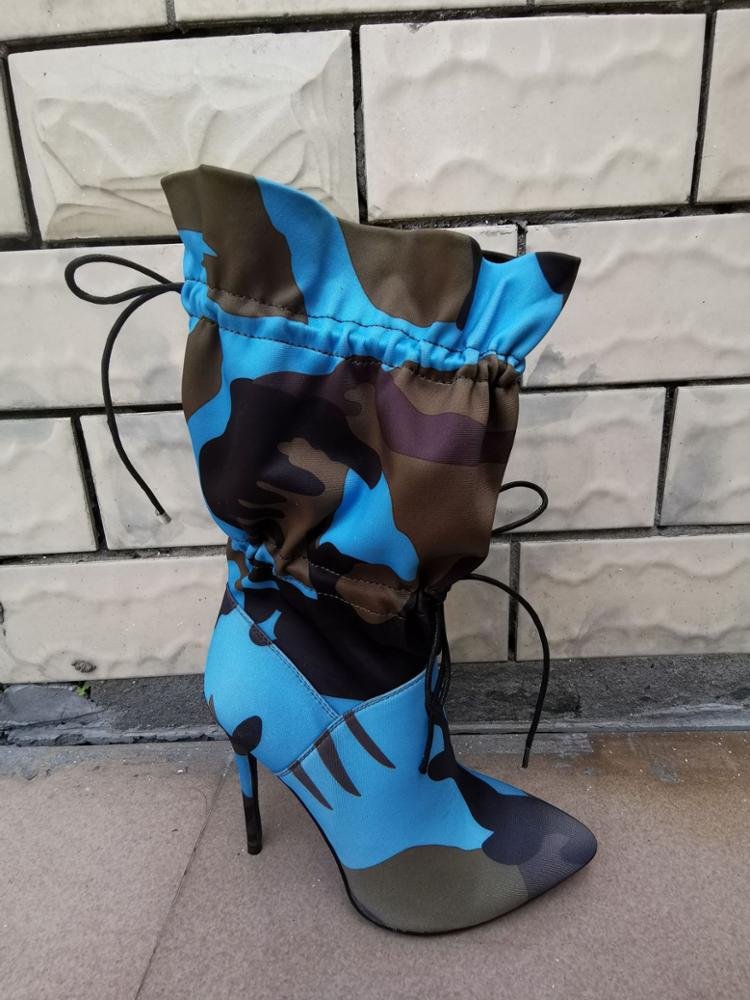 LQ004 Custom highs quality women ankle boots 11CM high heel casual boots for women High Heel Boots