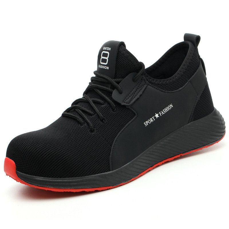 good quality safty boots men safety shoes work TKA black safety shoes