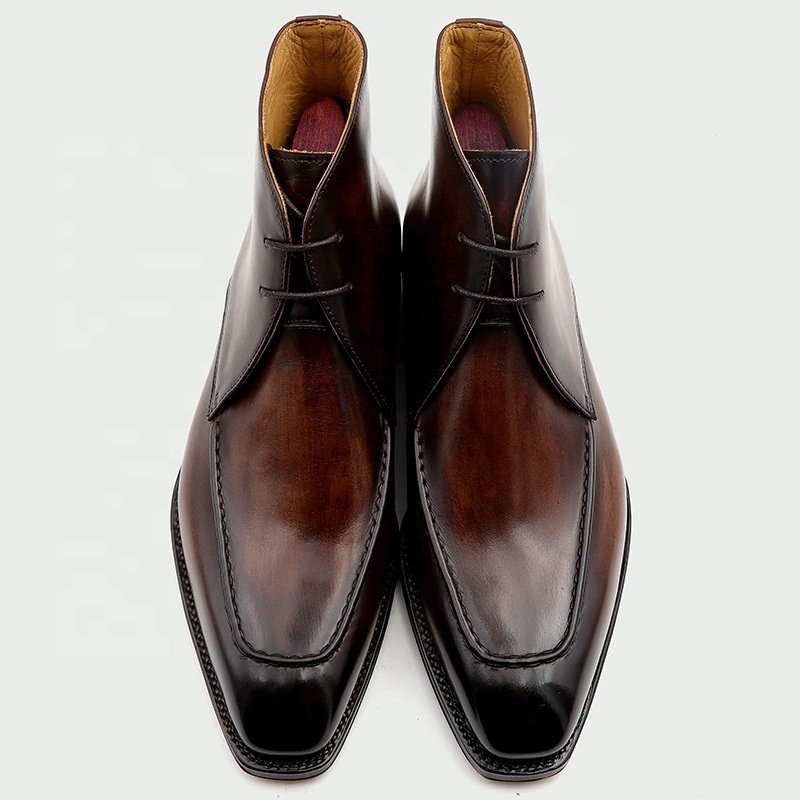 Blake Wholesale Lace-up shoes men leather boots Goodyear boots for men shoes leather Hand Made Custom Party office boot for men