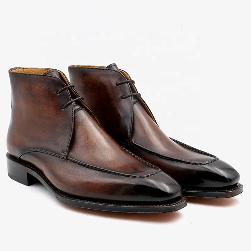 Blake Wholesale Lace-up shoes men leather boots Goodyear boots for men shoes leather Hand Made Custom Party office boot for men
