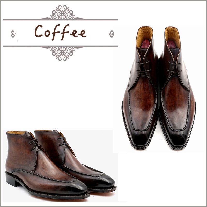 Blake Wholesale Lace-up shoes men leather boots Goodyear boots for men shoes leather Hand Made Custom Party office boot for men