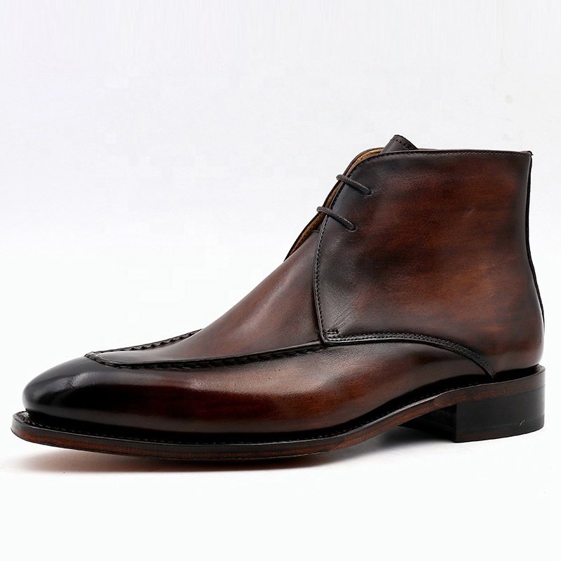 Blake Wholesale Lace-up shoes men leather boots Goodyear boots for men shoes leather Hand Made Custom Party office boot for men