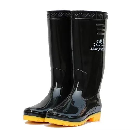 Customized Anti-Slip Safety Mens PVC Material Rain Biker Boots PVC labor protection rain boots