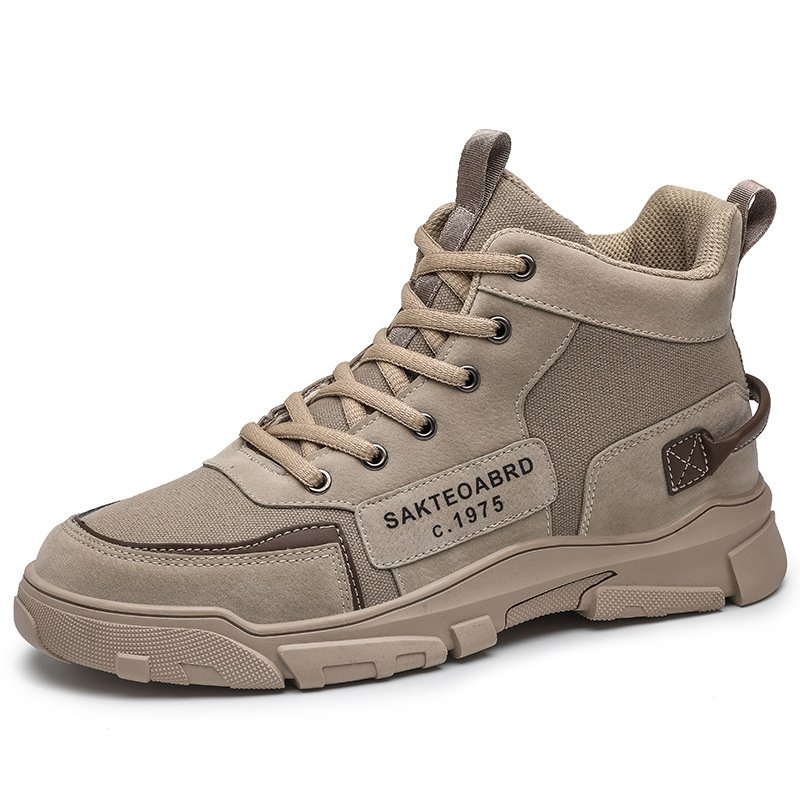 Fast Shipping Solid Color Shoes Snow And Water Proof Men Winter Boots For Outdoor