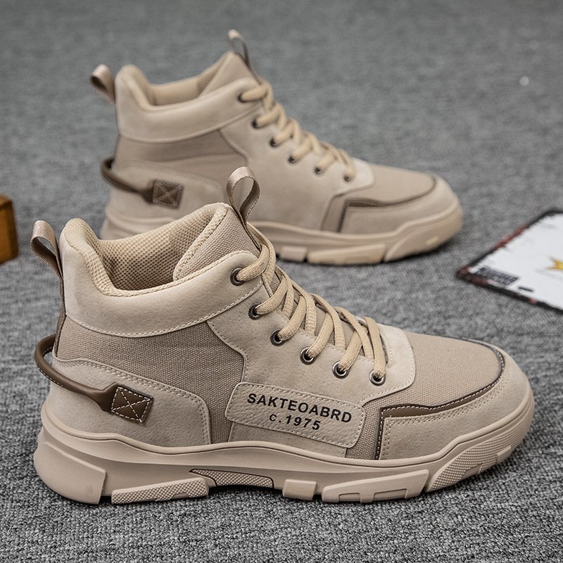 Fast Shipping Solid Color Shoes Snow And Water Proof Men Winter Boots For Outdoor