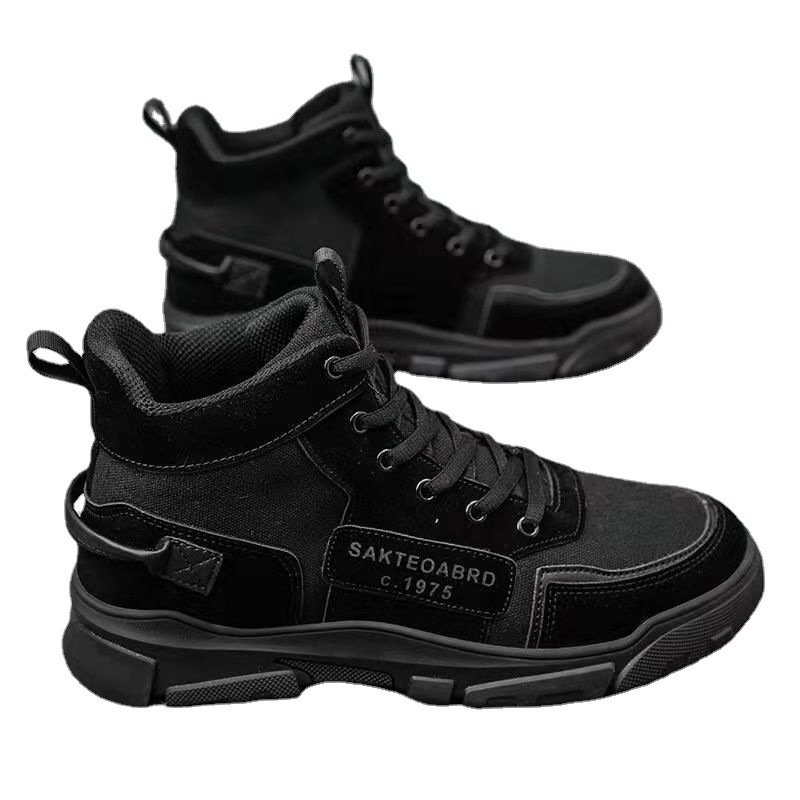 Fast Shipping Solid Color Shoes Snow And Water Proof Men Winter Boots For Outdoor
