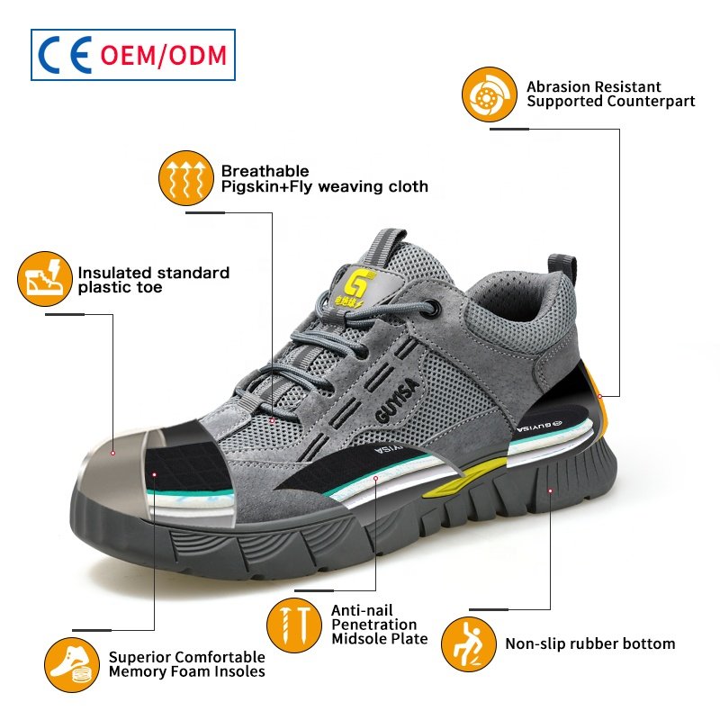 GUYISA Summer safety shoes Construction site insulation 10KV safety shoes