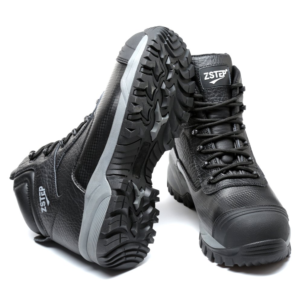 mid-cut puncture resistant anti-slip customized mens fashion work boots for wholesale