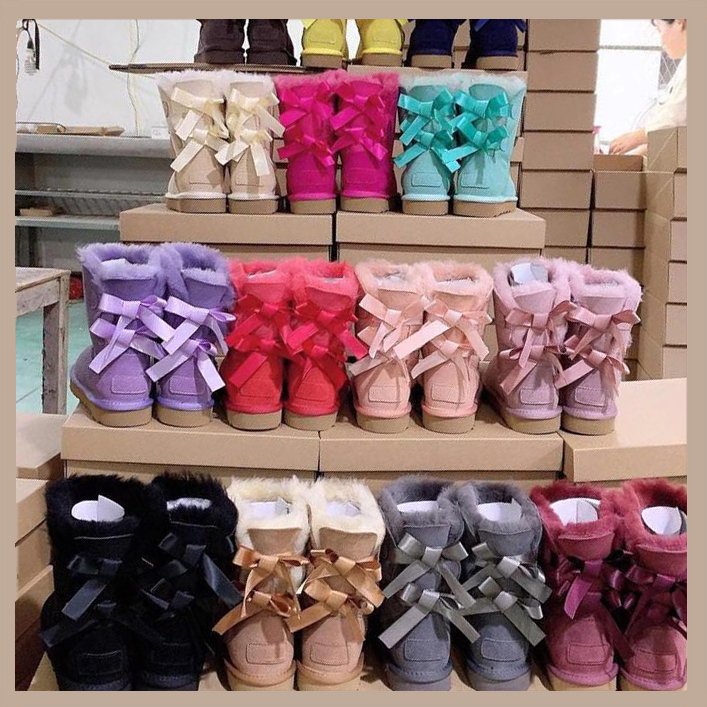Factory Customized Wholesale snow boots High Quality Winter Warm Comfortable Real Wool Multicolor Men's and Women's Snow Boots