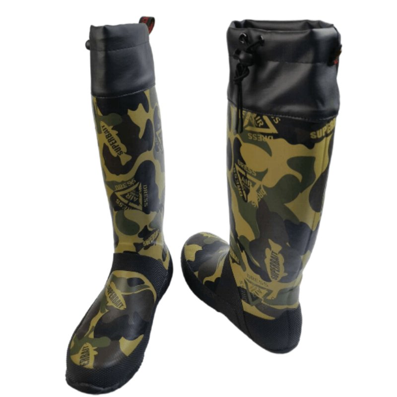 2024 New Fashion Outlet Ladies Rubber Rain Boots Green Unisex Heat Shrink Boots