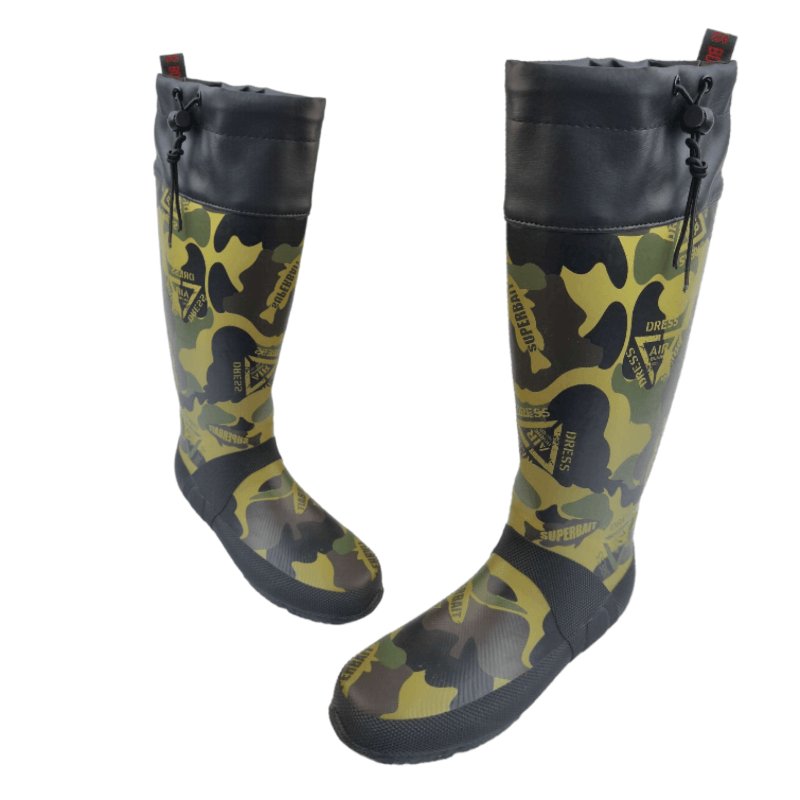 2024 New Fashion Outlet Ladies Rubber Rain Boots Green Unisex Heat Shrink Boots