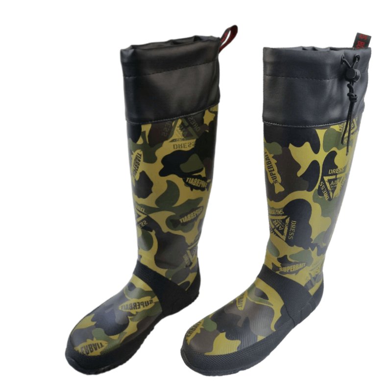 2024 New Fashion Outlet Ladies Rubber Rain Boots Green Unisex Heat Shrink Boots