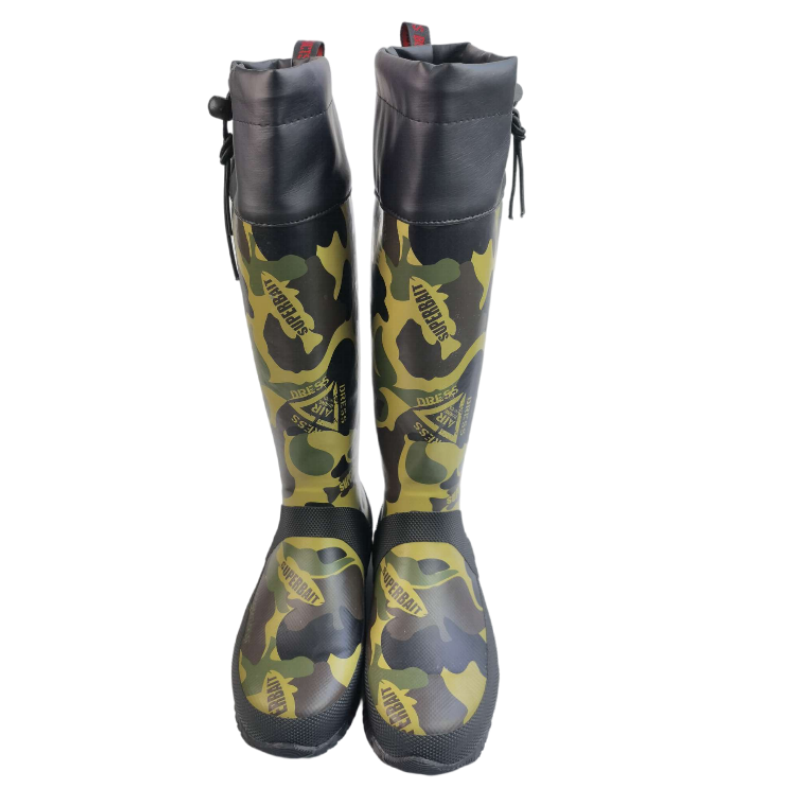 2024 New Fashion Outlet Ladies Rubber Rain Boots Green Unisex Heat Shrink Boots
