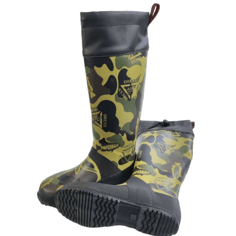 2024 New Fashion Outlet Ladies Rubber Rain Boots Green Unisex Heat Shrink Boots