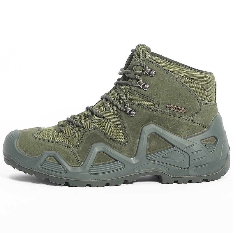 New waterproof Hiking boots Combat Desert Boots leather Training Black Mens Tactical Boots Factory
