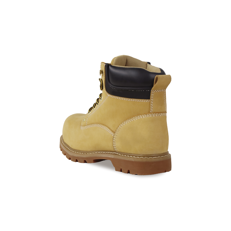 Casual Goodyear Welted Leather Safety Shoes Men Unisex Yellow Steel Toe Work Boots Winter Spring Summer-Work Security