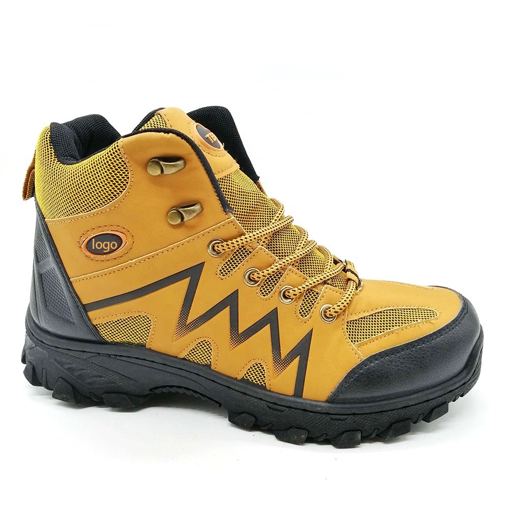 2023 Factory Customized Protective Shoes Outdoor Mountain Sport Waterproof Hiking Boots Camping Shoes Trekking Safety Boots
