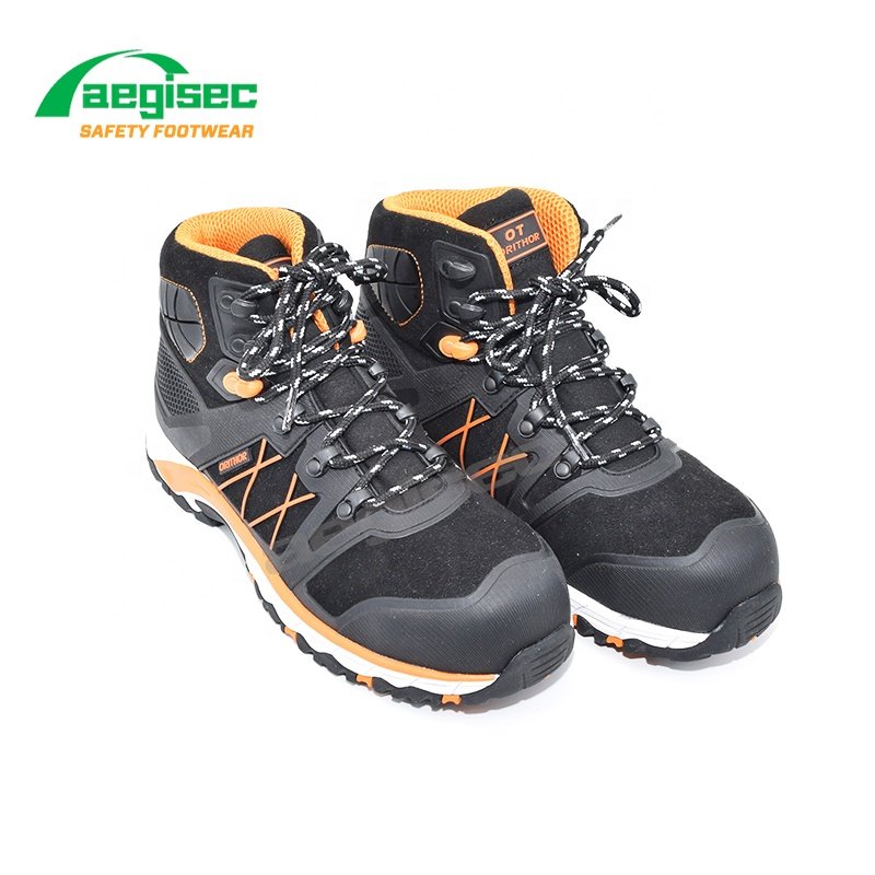 AEGISEC work safety shoes light weight breathable ASTM composite toe work boots