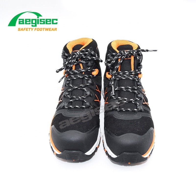 AEGISEC work safety shoes light weight breathable ASTM composite toe work boots