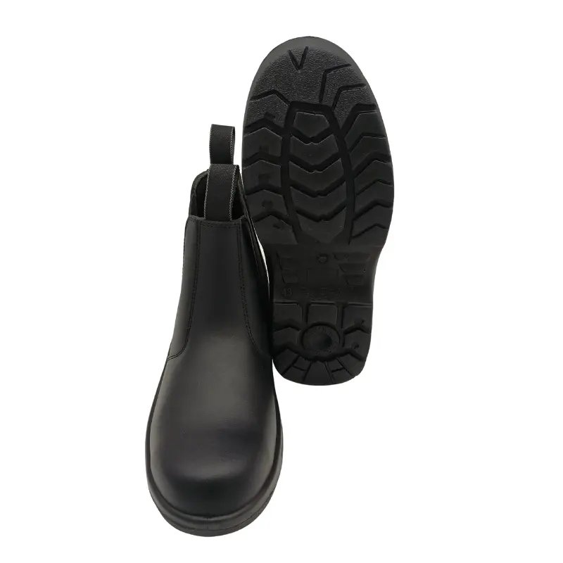 Customized water-resistant nubuck leather steel toe industrial work safety boots