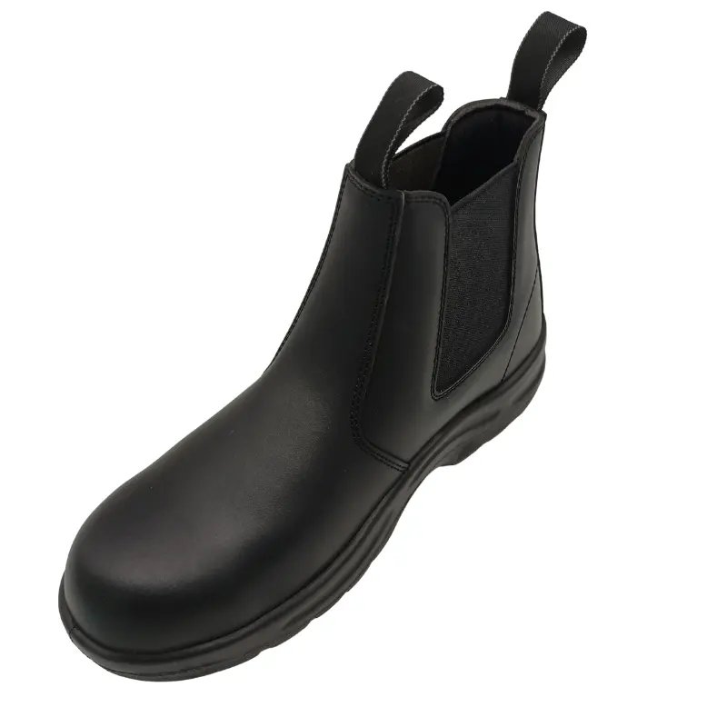 Customized water-resistant nubuck leather steel toe industrial work safety boots