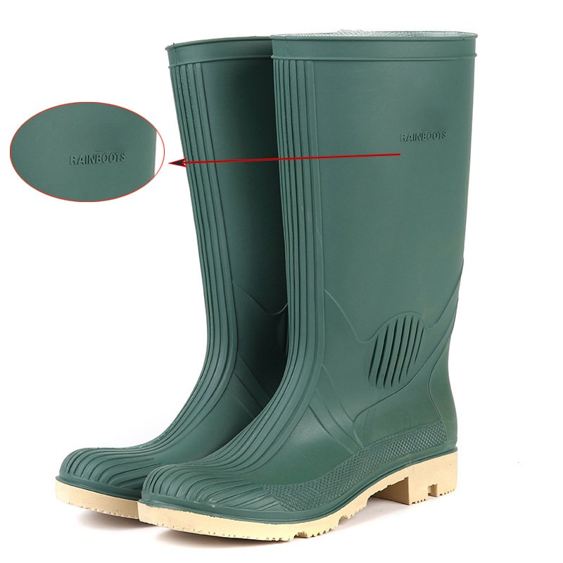 Ankle High Light Weight Waterproof Dustproof Sturdy Gripped PVC Rain Boot