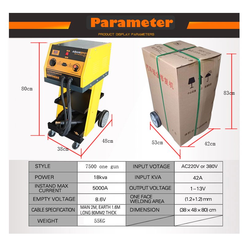 Car Body Repair Equipment in Workshop / Dent Puller Machine