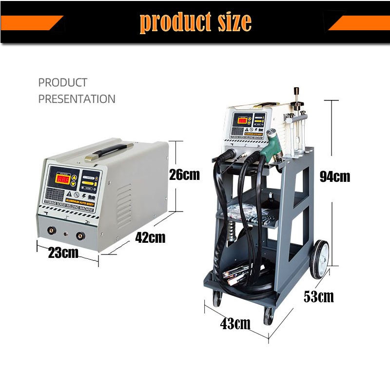 220 Voltage Aluminum Car Body Collision Repair Spot Welder With Battery