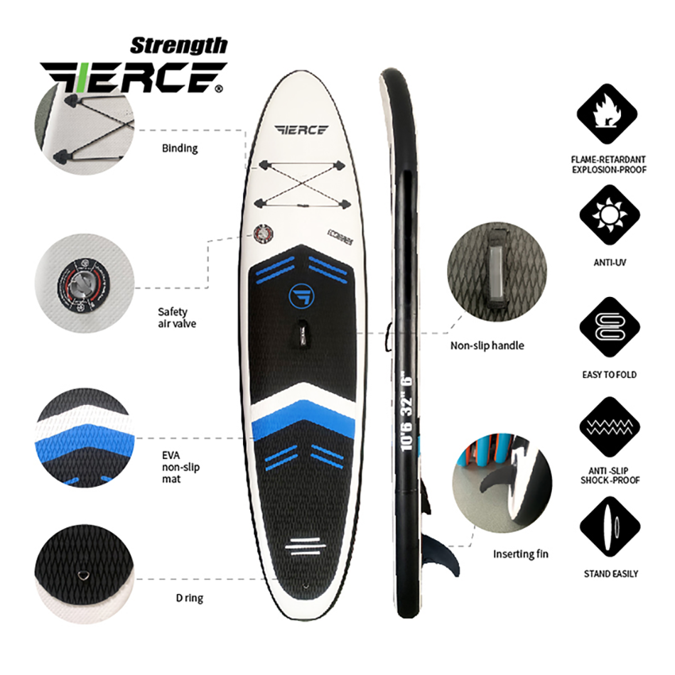 Custom Touring Fishing Surfing Sup Inflatable Sea Scooter Underwater Surfboard Stand up Paddle Board
